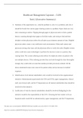  BUSINESS C439 Capstone Task 2 Executive Summary Healthcare  Management Capstone &ndash; C439&colon; Task 2 &lpar;Executive Summary&rpar;