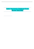 Cyber Awareness Challenge Exam Review 2022/2023