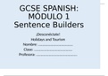 GSCE spanish sentence builder