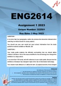 ENG2614 Assignment 1 2023 (322501)
