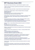 MFT Business Exam 2023