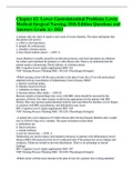 Chapter 42&colon; Lower Gastrointestinal Problems Lewis&colon; Medical-Surgical Nursing&comma; 10th Edition Questions and Answers Grade A&plus; 2023