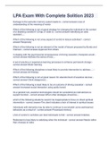 LPA Exam With Complete Solition 2023
