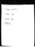 Calculus II Exam-Quizzes