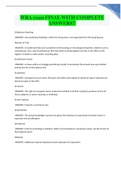 WRA EXAM FINAL WITH COMPLETE ANSWERS GRADED A