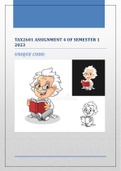 TAX2601 ASSIGNMENT 4 SEMESTER 1 OF 2023