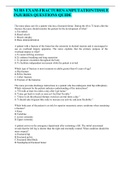 NURS EXAM-FRACTURES&sol;AMPUTATION&sol;TISSUE INJURIES QUESTIONS QUIDE