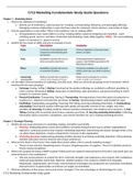 C712 Marketing Fundamentals Study Guide Questions and Answers. (for All Chapters 1-18)