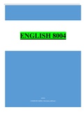 ENGLISH 8004