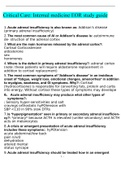 Summary Internal Medicine EOR Study Guide 