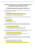ATI RN Comprehensive Predictor 2019 Form A