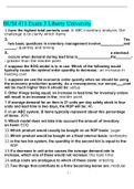BUSI 411 EXAM 3 &ndash; QUESTION AND ANSWERS