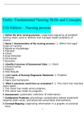 Fundamental Nursing Skills And Concepts 11th Edition Timby