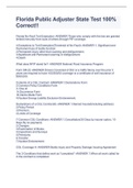Florida Public Adjuster State Test 100&percnt; Correct&excl;&excl;