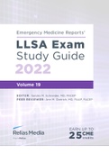 Emergency Medicine Reports'LLSA Exam Study Guide 2022