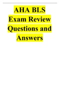 AHA BLS Exam Review Questions and Answers (2023)