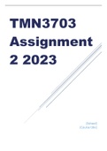 TMN3703 Assignment 2 2023 
