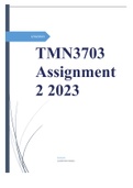 TMN3703 Assignment 2 2023 