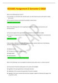 ECS1601 Assignment 2 Semester 2 2022 