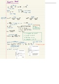 BSC Chemistry Year 1 Formula Sheet