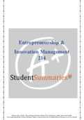 Entrepreneurship & Innovation Management 214