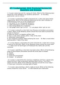 ATI Fundamentals 2019 Proctored Review&sol;161 Questions and Answers