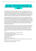 2022-2024 Promotion Board Study Guide Army Test Bank