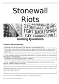 Stonewall Riots_ Jerry Lisker New York Daily News. Questions & Answers