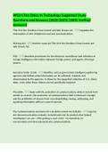 WGU C961 Ethics In Technology Suggested Study Questions and Answers &lpar;2022&sol;2023&rpar; &lpar;100&percnt; Verified Answers&rpar;