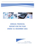 Fianancial Management TH50096E - Annual Financial Report A1 