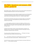 SEJPME2&comma; Questions and answers&comma; 2022 update&comma; graded A&plus;