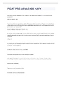PICAT PRE-ASVAB GO NAVY EXAM 2023 WITH 100&percnt; CORRECT ANSWERS