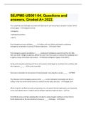 SEJPME-US001-04, Questions and answers, Graded A+.2022.