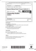Citizenship Studies PAPER 2