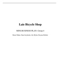 Laie Bycicle Shop  Mini Business Plan 