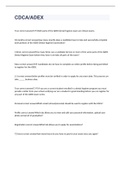 CDCA&sol;ADEX  exam 2023 with 100&percnt; correct answers