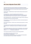 All Lines Adjuster Exam 2023 A&plus;&plus; grade with maximum solution