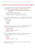 ATI RN MED SURG 2019 PROCTORED EXAM STUDY GUIDE WITH QUESTIONS AND ANSWERS