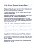 NFHS Baseball Questions & Answers 2023 &lpar; A&plus; GRADED 100&percnt; VERIFIED&rpar;