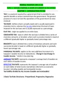  ACCOUNTING C237 FEDERAL TAXATION 18&percnt; &lpar;1-12&rpar; TOPIC 1&colon; NATURE&comma; PURPOSE&comma; & SCOPE OF CURRENT US TAX SYSTEM CHAPTER 1 &ndash; INTRODUCTION TO TAX&period;