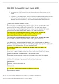 CLE 003 Technical Reviews Exam 100&percnt; pass rate&comma;
