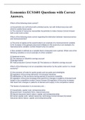 Economics ECS1601 Questions with Correct Answers&period; 