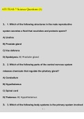 ATI TEAS 7 Science Exams Questions and Answers &lpar;2022&sol;2023&rpar; &lpar;Verified Answers&rpar;