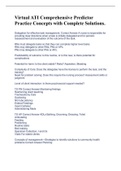 Virtual ATI Comprehensive Predictor Practice Concepts with Complete Solutions&period; 