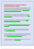 Pathophysiology Exam 3&colon; ALL GI Practice EXAM 2025 QUESTIONS AND CORRECT ANSWER