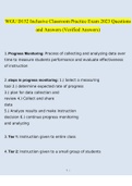 WGU D152 Inclusive Classroom Practice Exam 2023 Questions and Answers &lpar;Verified Answers&rpar;