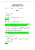 Examen de Limites, derivadas e integrales