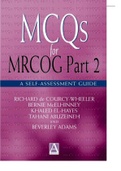 MCQs FOR MRCOG PART 2 
