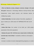 OB Nursing Durham & Chapman 1&comma; 2&comma; 3 Exams Questions and Answers &lpar;2022&sol;2023&rpar; &lpar;Verified Answers&rpar;