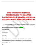 HESI Pharmacology V2 – Practice (120)Questions & Answers best exam solution latest download graded A+ 2023/2024 UPDATE